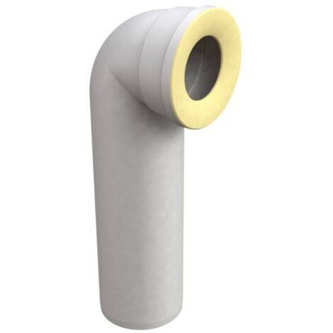 Coude 90o Bonomini pour cuvettes WC sortie 90 mm avec rallonges d'entre'e 80-110 mm manchons raccords