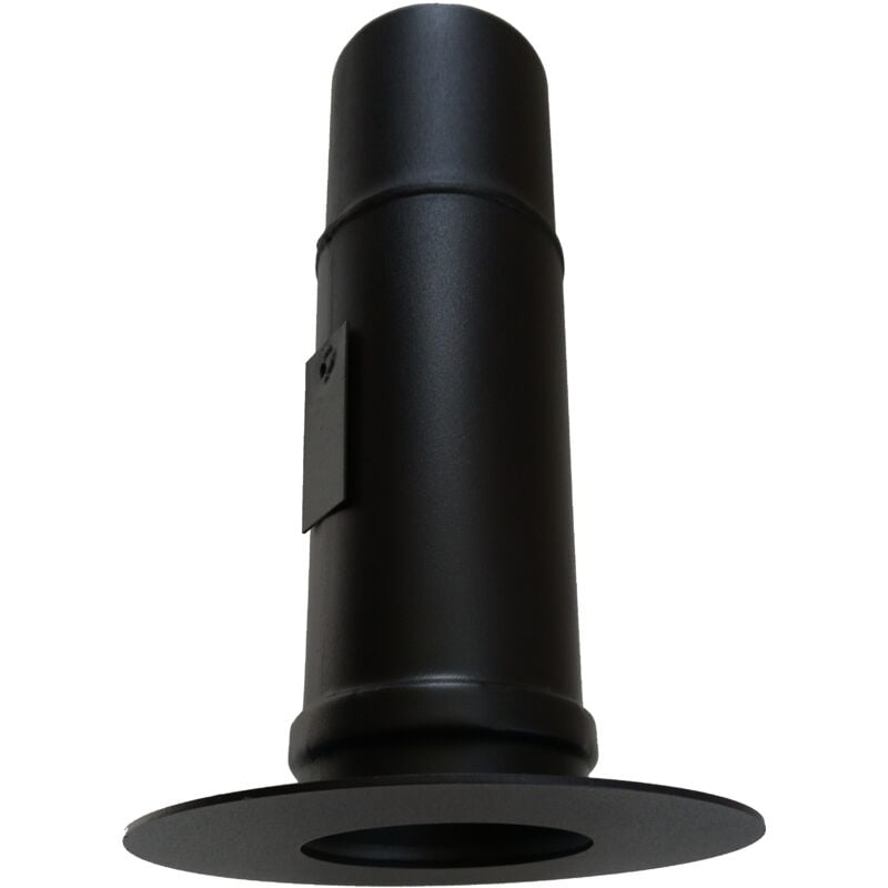 Coude à 90° noir - ø 80