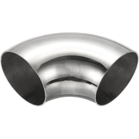 Coude À 90 Degrés Mandriné, 70mm OD D'Échappement En Acier Raccord De Tuyauterie Inoxydable 304 pour Tuyau Main Courante D'Escalier HVAC - 70 mm