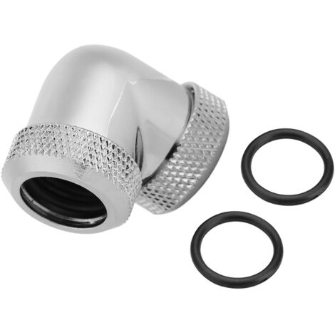 Coude à 90 degrés pour refroidissement liquide, raccord double tube rigide 14mm OD DIY