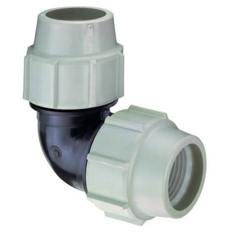 coude à 90 degrés - pour tube pe - diamètre 20 mm - plasson 705020