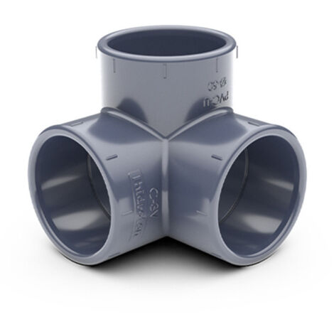 Coude a 90 diamatre 63 mm a 3 voies - jardiboutique