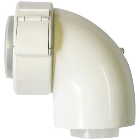 Frisquet – Coude 90° pour chaudière à condensation – Sortie ventouse Ø60/100 mm – Installation sécurisée – F3AA40831