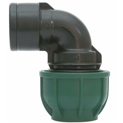 COUDE A 90° POUR PE 25 FILETÉ FEMELLE 1/2"