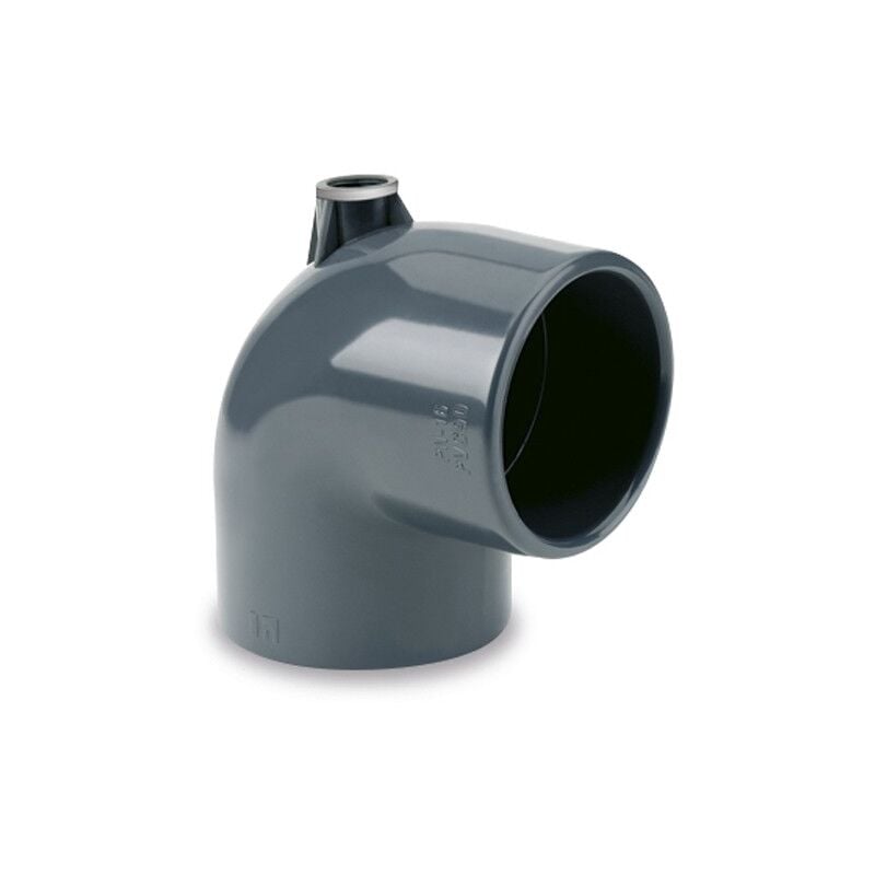 Coude à colle 'air' r/h Hidroten Dimensions : Ø110mm x 1' x 1