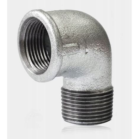 COUDE À MAMELON GALVANISÉ 3/8 POUCE ACIER GW/MZ