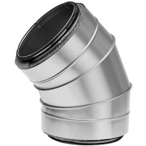 Coude à segments galva isol D630mm Angle 45° Ep. isolation25mm NATHER 549623