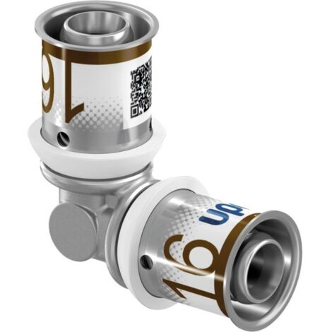 Coude à sertir S-Sertir PLUS Uponor Ø16mm-Ø16mm