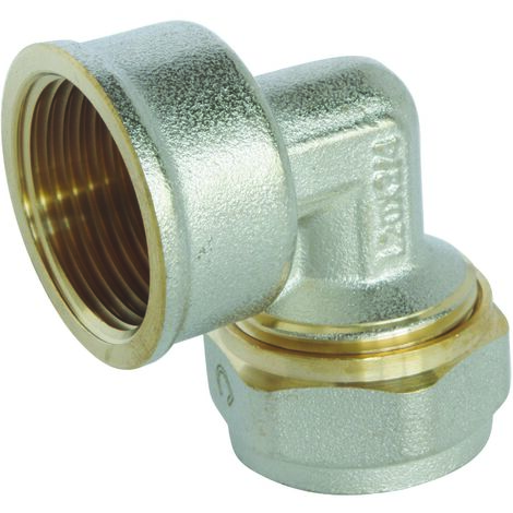 Coude à visser pour tube Multicouche Ø20-F20/27