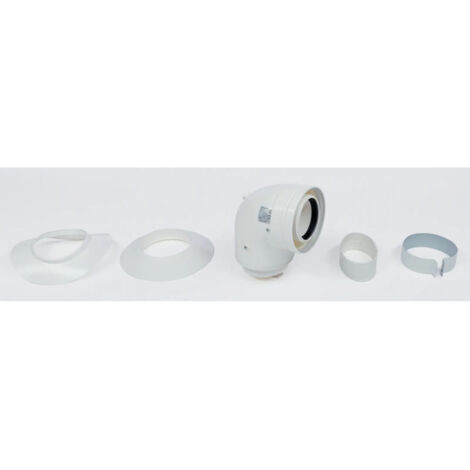 Coude Adaptateur Ventouse 60/100 A 80/125 - 90D