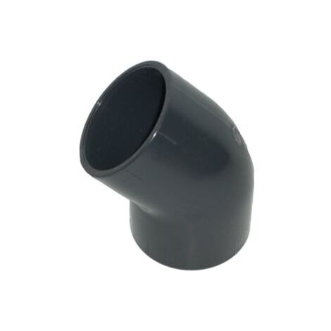 Coude angle 45° Pvc pression diam. 63