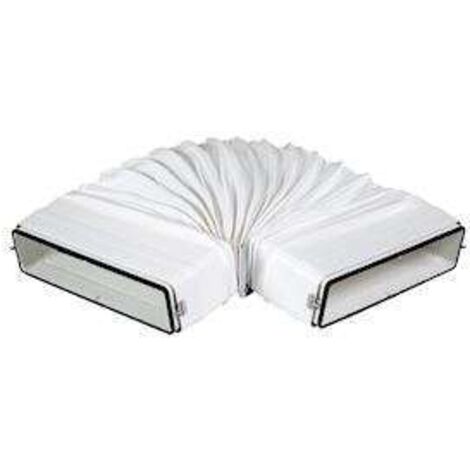 Coude angle variable rectangulaire 55x110 plastique a joint - CAV 55X110 J - 460064 ATLANTIC - 460064