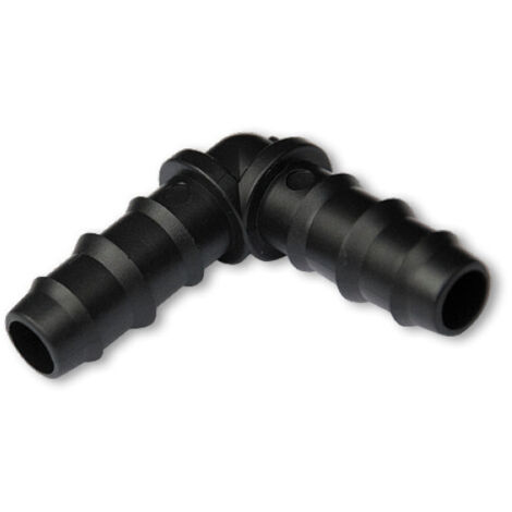 Coude annelé polypropylène pour tuyau Ø ext 16 mm  (Lot de 10)