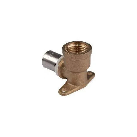 Coude applique laiton multicouche type Radial 20x27/26