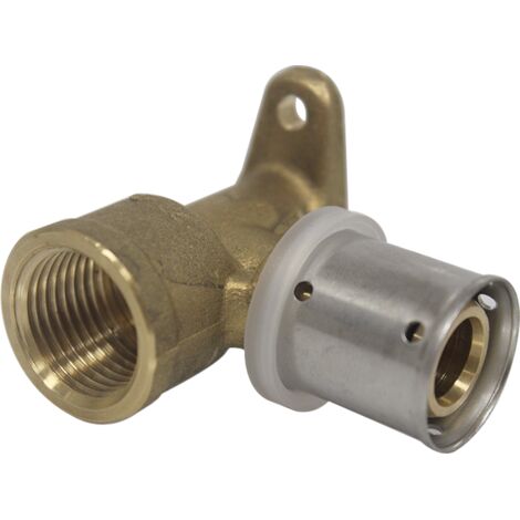 Coude applique multicouche à sertir (15/21) 1/2" - Ø20x2,0 - MULTIPEX