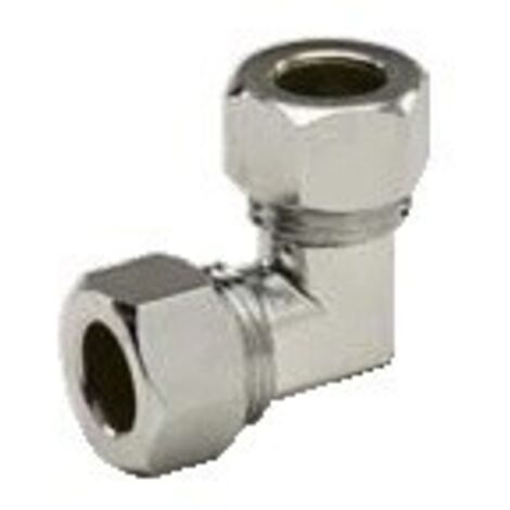 Coude Arqué Gaz Hermétique Chrome 10 3104