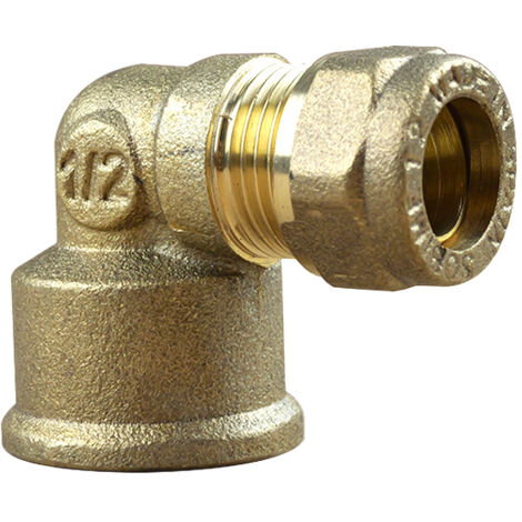 Coude bicone 1/2" (15/21) Femelle - Cuivre Ø12 - Arcanaute