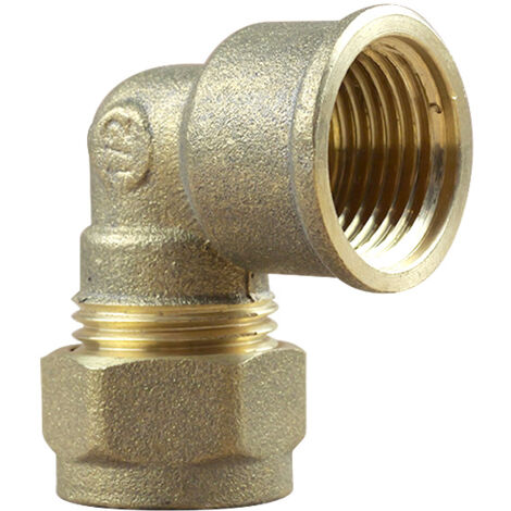 Coude bicone 1/2" (15/21) Femelle - Cuivre Ø16 - Arcanaute