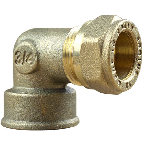 Coude bicone 3/4" (20/27) Femelle - Cuivre Ø18 - Arcanaute