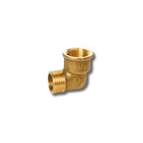 Coude chromé M-H - INYECTOMETAL Dimensions : 1/2".