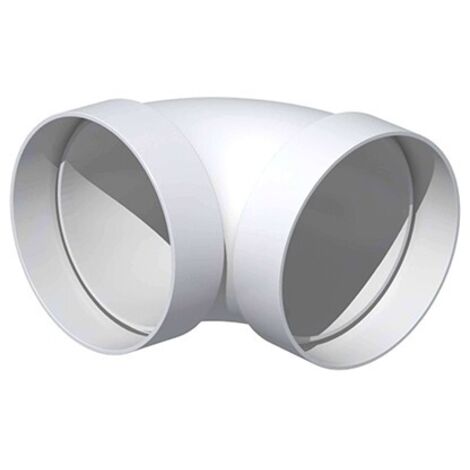Coude circulaire 90° CDC 100 pour conduits rigides ronds PVC - ø100mm