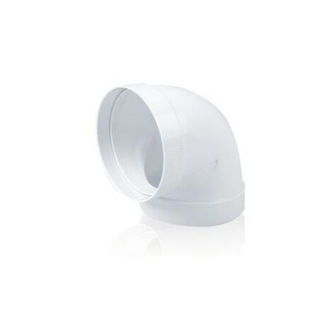 Coude circulaire 90º pour le désenfumage - SIBER Diamètre : Ø120 mm
