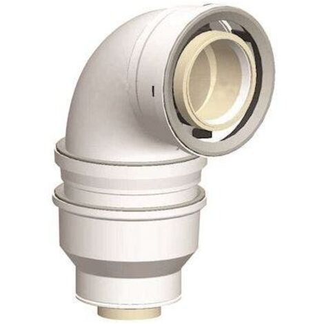 Coude clapet avec réduction - Colis HX103-7671879 - De Dietrich