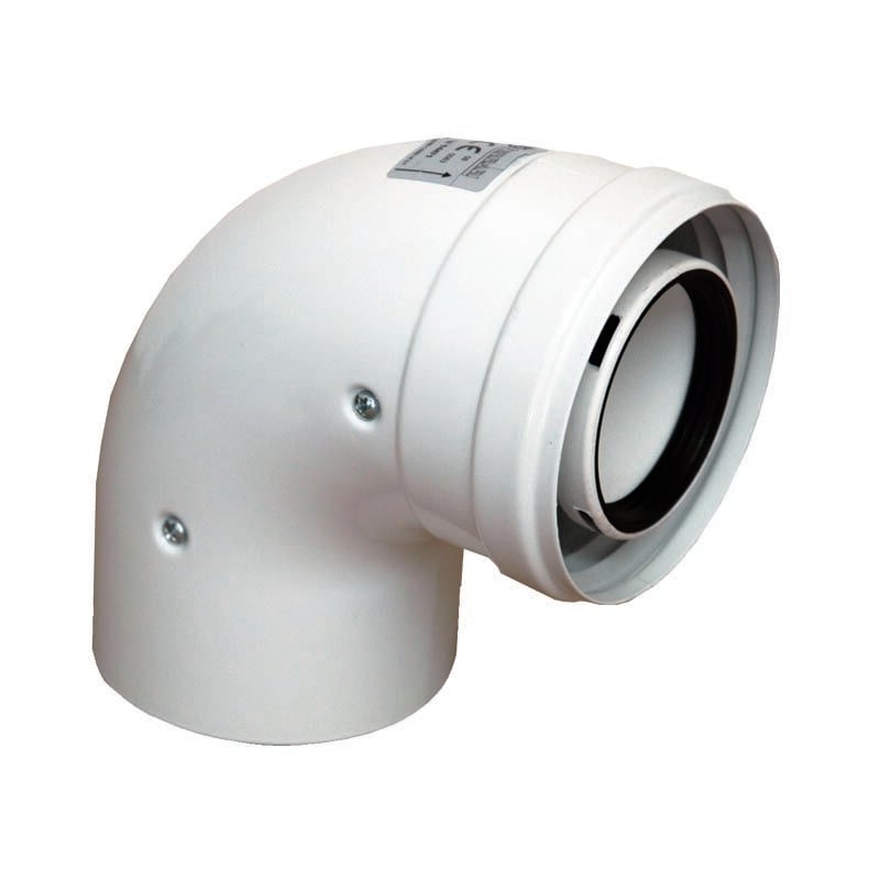 Courbe coaxiale 90° mf