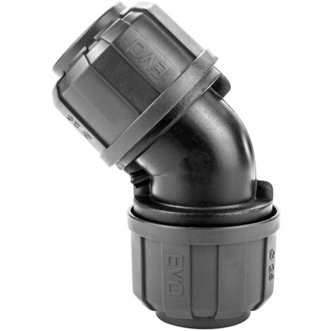 Coude composite ø20mm à 45° pour réseau d'air comprimé - KR 7000 - CLAS Equipements