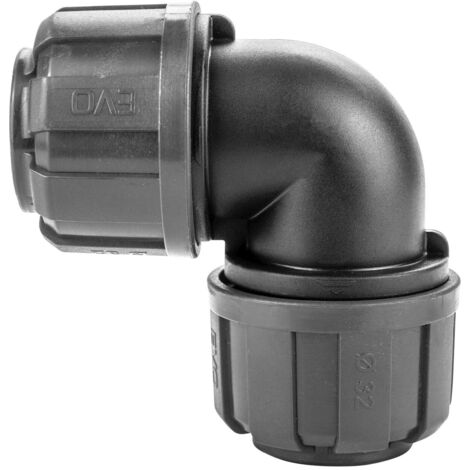 Coude composite ø32mm à 90° pour réseau d'air comprimé - KR 7007 - CLAS Equipements
