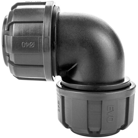 Coude composite ø40mm à 90° pour réseau d'air comprimé - KR 7008 - CLAS Equipements