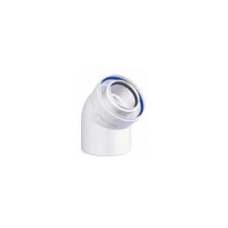 Coude condensation 45 dégré (diamètre 80/125)