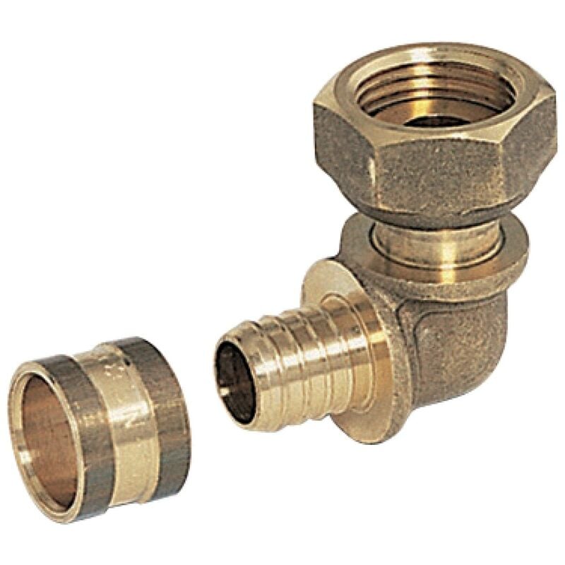 Coude à écrou libre - a glissement - tube per - diamètre 25 vers femelle à visser 20 x 27 Altech