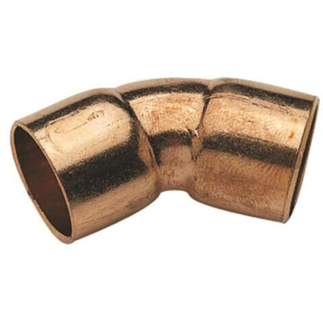 COUDE CUIVRE 45° DOUBLE FEMELLE - 41 CU