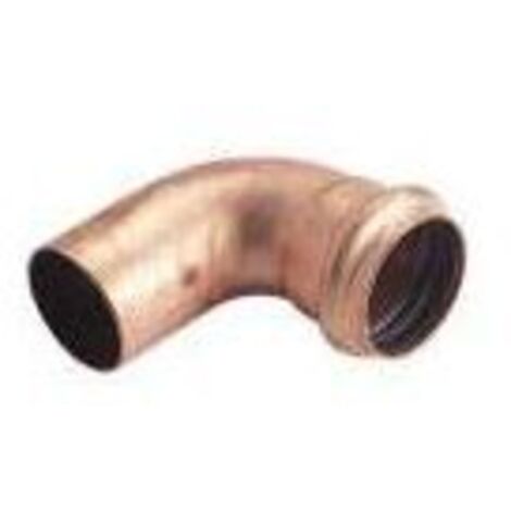 COUDE CUIVRE 90° MALE ET EMBOITEMENT FEMELLE PAR JOINT TORIQUE