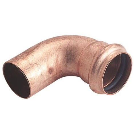 COUDE CUIVRE 90° MALE ET EMBOITEMENT FEMELLE PAR JOINT TORIQUE