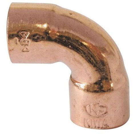 Lot De 2 Coudes De Rue En Cuivre 90° - Diamètre 1-1/2 Pouce - Pour Plomberie, Raccordement