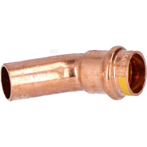 Coude cuivre gaz 45 degrés - CONEX BÄNNINGER - MFemelle - Diamètre 18mm - A sertir