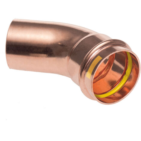 Coude cuivre gaz 45 degrés - CONEX BÄNNINGER - MFemelle - Diamètre 28mm - A sertir