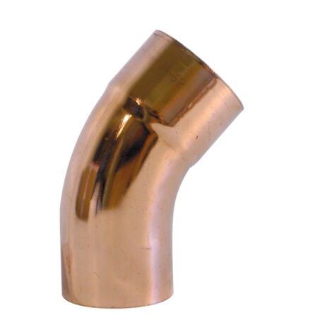 Coude cuivre pression gr 45° MF 22