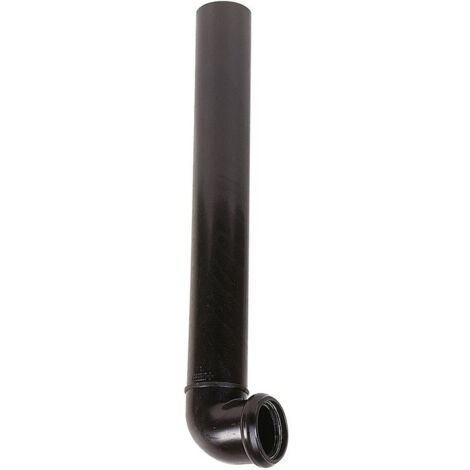 Geberit – Coude de chasse pour réservoir dissimulé – Angle 90° – Longueur 38 cm – Couleur noir – Installation propre et efficace