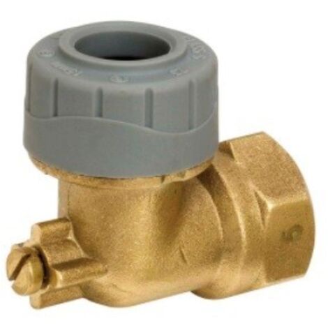Coude de fixation 90º femelle en laiton - STANDARD HIDRÁULICA