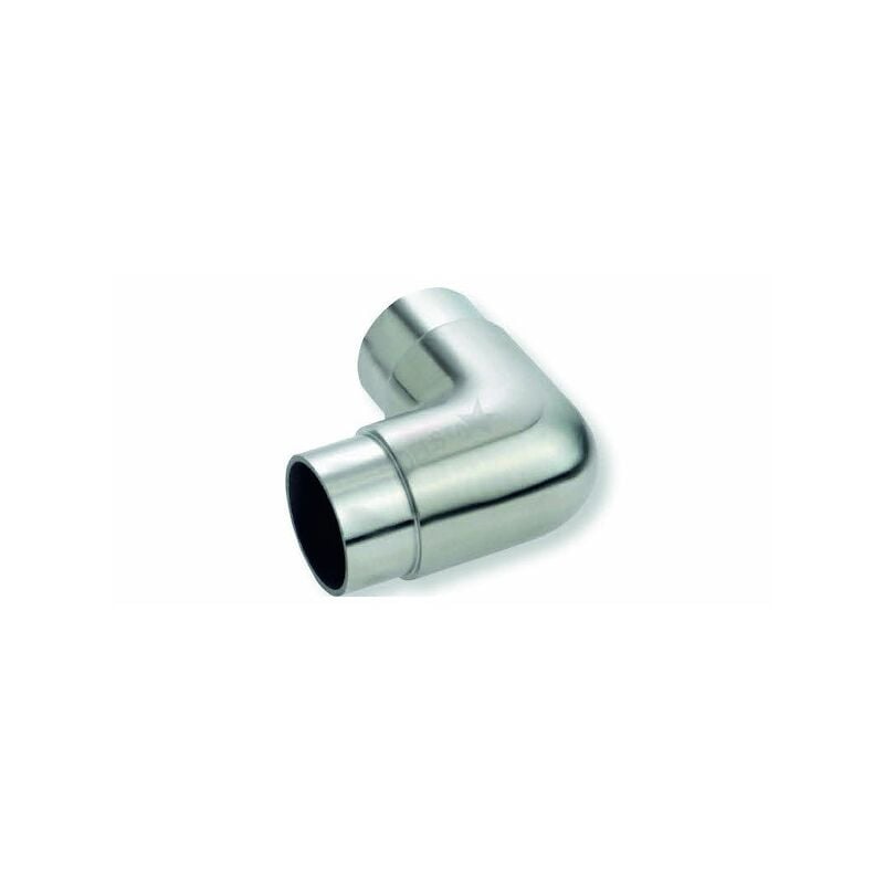 Croso - Coude de liaison angle pour tube de main courante inox 304