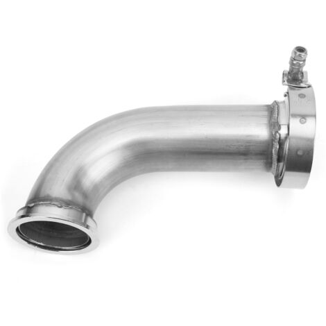 Coude de Raccord à Bride 90° pour Tuyau de Descente, Manchon d'Adaptation en Acier Inoxydable 63.5mm à 81.3mm