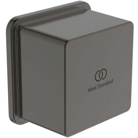 Coude de raccordement mural IDEALRAIN angulaire G 1/2Z gris magnétique IDEAL STANDARD