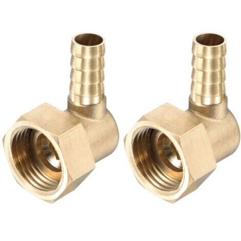Coude de raccordement pour douche,Raccord Cannelé Tuyau Laiton Coude 10m