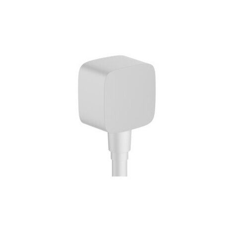 Coude de raccordement synthétique SoftCube blanc mat