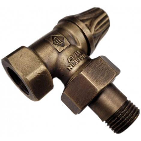 Coude de réglage 15x21 en tube fer – Raccord pour chauffage central – Vissage à visser – Pièces détachées radiateur à eau