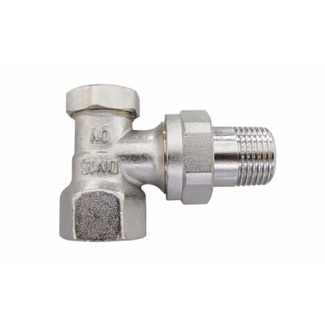Coude de réglage Combi 2 – Raccord radiateur 1/2' femelle – Pour installations de chauffage – Compatible avec systèmes Oventrop