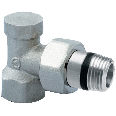 Coude de réglage équerre nickelé pour robinet de radiateur 3/4'' - ORKLI - 1035